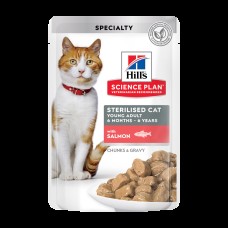 Hills Science Plan Sterilised Cat with Salmon Консерви для стерилізованих кішок з лососем