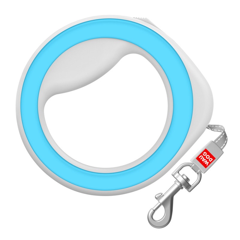 Collar WAUDOG Roulette Leash Поводок-рулетка для собак с рисунком КРУГЛАЯ XS-М до 40кг 2,9 м лента