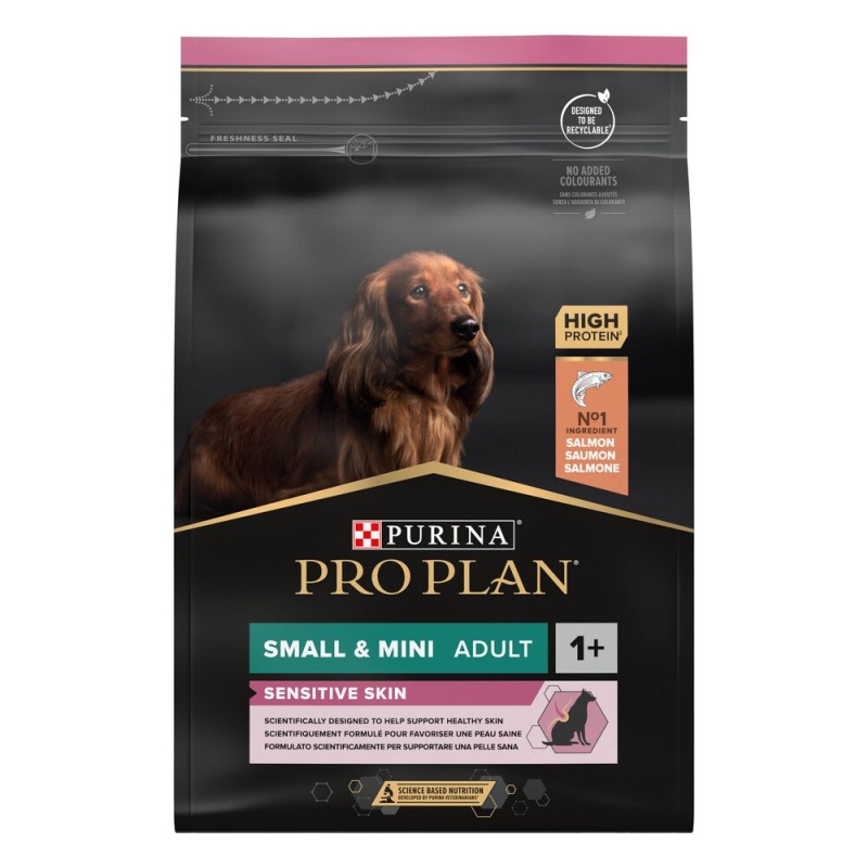 Pro Plan Small & Mini Sensitive Skin Adult Сухой корм для собак мелких пород с лососем