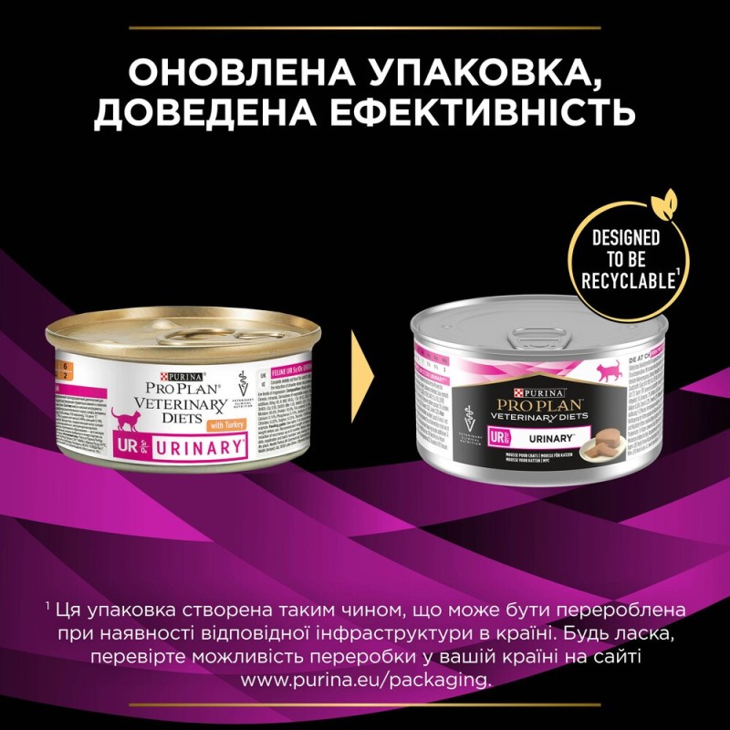 Pro Plan Veterinary Diets UR Лікувальні консерви для дорослих кішок