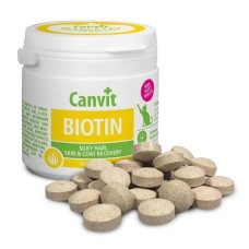 Canvit Biotin Cat Пищевая витаминная добавка для шерсти у котов