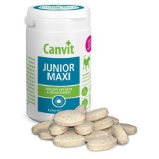 Canvit Junior Maxi Dog Пищевая витаминная добавка для здорового роста и развития щенков и молодых собак крупных пород