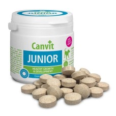 Canvit Junior Dog Пищевая витаминная добавка для здорового роста и развития щенков и молодых собак