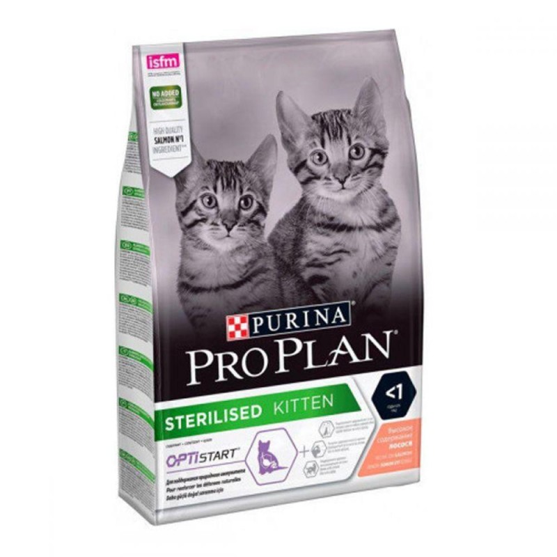 Pro Plan Sterilised Kitten Salmon Сухой корм для стерилизованных котят с лососем