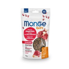 Monge Gift Cat Sterilised Лакомство для стерилизованных кошек с уткой и гранатом