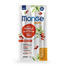 Monge Gift Fussy Cat Лакомство для кошек с шиповником и сыром
