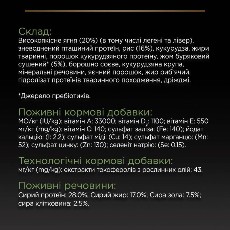 Pro Plan Small & Mini Sensitive Degestion Adult Сухой корм для собак мелких пород с ягненком
