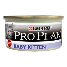 Pro Plan Baby Kitten Консервы для котят мусс с курицей