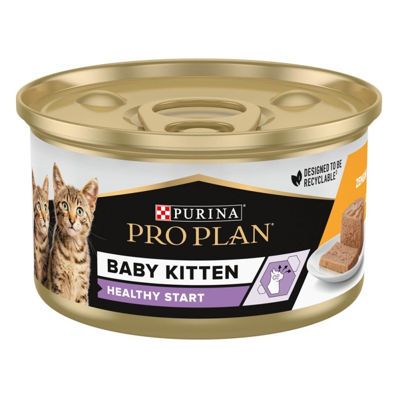 Pro Plan Baby Kitten Консервы для котят мусс с курицей