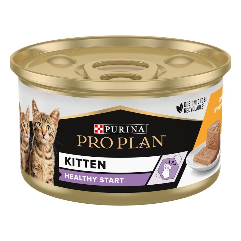 Pro Plan Junior Консервы для котят мусс с курицей