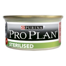 Pro Plan Sterilised Консервы для стерилизованных кошек мусс с тунцом и лососем