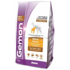 Gemon Mini Adult Dog Сухой корм для взрослых собак маленьких пород с курицей и рисом