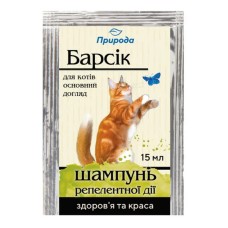 Природа Шампунь Барсик репеллентного действия от блох и клещей для кошек