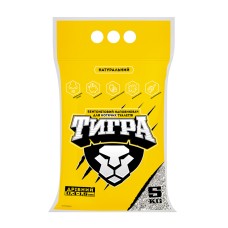Тигра Натуральный бентонитовый наполнитель для туалетов котов желтый