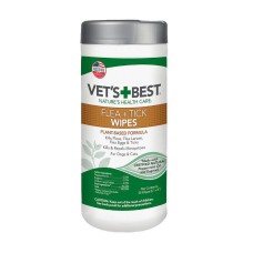 Vet`s Best Flea&Tick Wipes Влажные салфетки от насекомых для собак