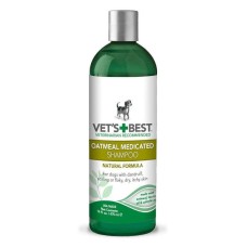 Vet`s Best Oatmeal Med Shampoo Шампунь терапевтический от перхоти шелушения и сухой кожи у собак