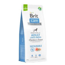 Brit Care Sustainable Adult Dog Large Breed Chicken & Insect Сухой корм для взрослых собак крупных пород с курицей и насекомыми