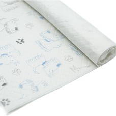 MISOKO&CO Одноразовые пеленки для собак с ароматом лимона рисунок щенки и лапки 45х60 см