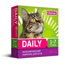 Vitomax Daily Витамины профилактические для котов 1-7 лет