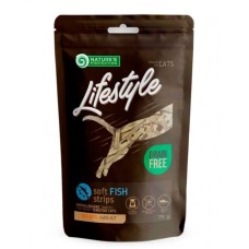 Nature's Protection Lifestyle Cat Snack Soft Fish Strips Лакомства для кошек мягкие полоски из рыбы