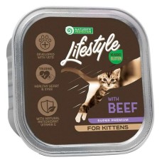 Nature's Protection Lifestyle Kitten Beef Консервы для котят с говядиной
