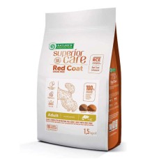 Natures Protection Dog Adult Superior Care Red Coat Grain Free Mini Breeds Беззерновой корм для взрослых собак мелких пород с рыжим окрасом с лососем