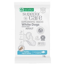 Nature's Protection Superior Care Dog Adult White Healthy hips & Joints Grain Free White Fish Беззерновые лакомства для взрослых собак с белым окрасом
