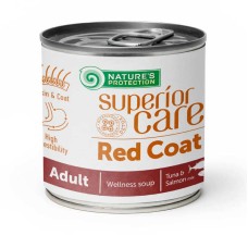 Nature's Protection Superior Care Adult Dog All Breeds Red Coat Salmon and Tuna Консервы для взрослых собак с рыжим окрасом суп с лососем и тунцом