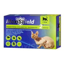 MoxiShield Капли противопаразитарные на холку для котов от 1 до 4 кг