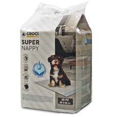 Croci Super Nappy Одноразовые гигиенические пеленки для собак 60х60 см