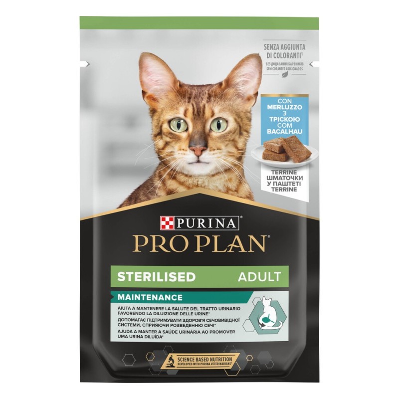 Pro Plan павуч Мусс з Тріскою д/кастрирів. 85 гр.