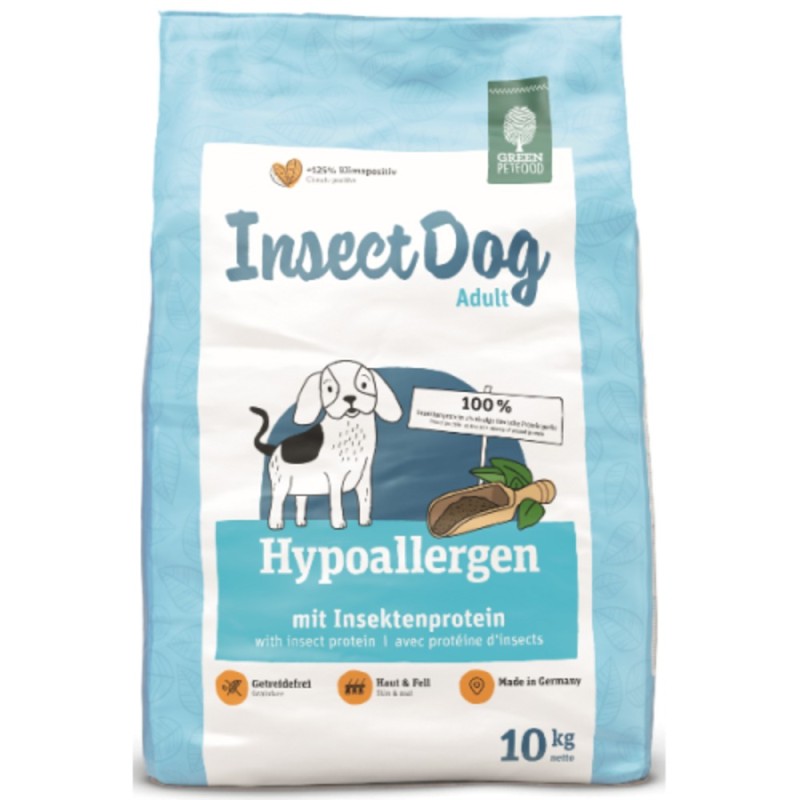 Josera Green Petfood InsectDog Adult Hypoallergen mit Insektenprotein Беззерновой гипоаллергенный сухой корм для взрослых собак с протеином насекомых