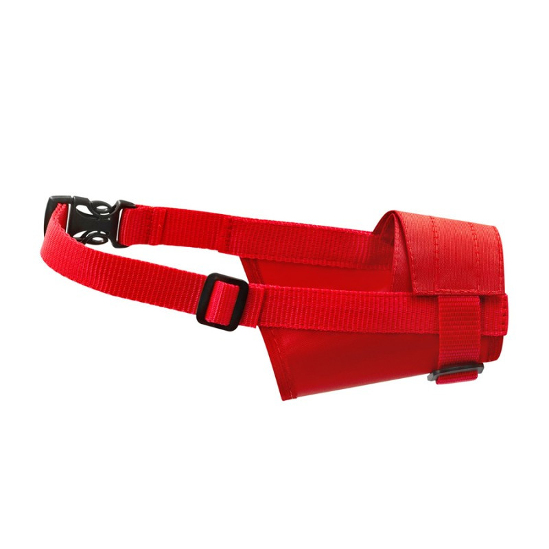 Collar Dog Extremе Намордник нейлоновый для собак регулируемый красный