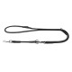 Collar Waudog Soft Поводок перестежка для собак кожаный черный
