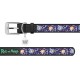 Collar Waudog Design Ошейник для собак кожаный c QR паспортом Рик и Морти 2 черный