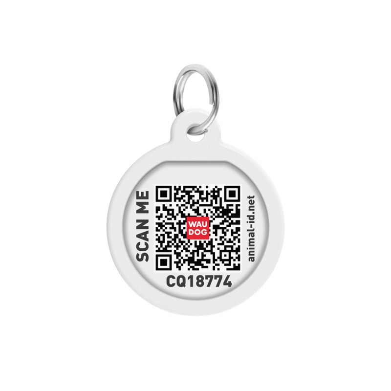 Collar Waudog Smart ID Адресник с QR-кодом металлический с рисунком Милитари