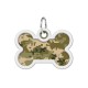 Collar Waudog Smart ID Адресник с QR-кодом металлический с рисунком Милитари