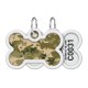 Collar Waudog Smart ID Адресник с QR-кодом металлический с рисунком Милитари