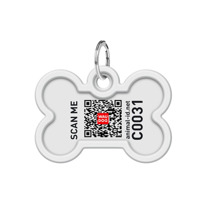 Collar Waudog Smart ID Адресник с QR-кодом металлический с рисунком Милитари