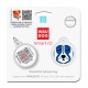 Collar Waudog Smart ID Адресник с QR-кодом металлический с рисунком Патрон