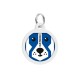 Collar Waudog Smart ID Адресник с QR-кодом металлический с рисунком Патрон