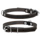 Collar Ошейник для собак кожаный одинарный черный