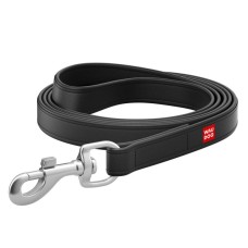 Collar Waudog Design Поводок для собак кожаный черный