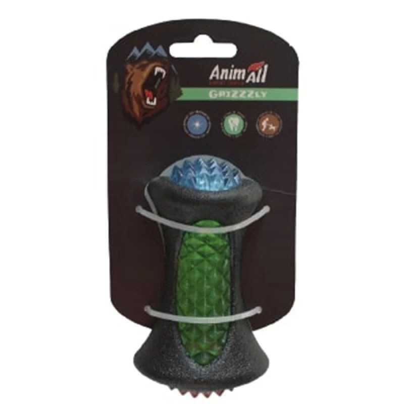 AnimAll GrizZzly Игрушка для собак светящаяся LED-кость
