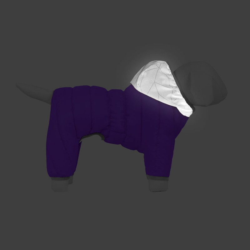 Collar AiryVest ONE Комбинезон для собак фиолетовый