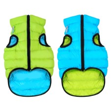 Collar AiryVest Двусторонняя куртка для собак салатово-голубая
