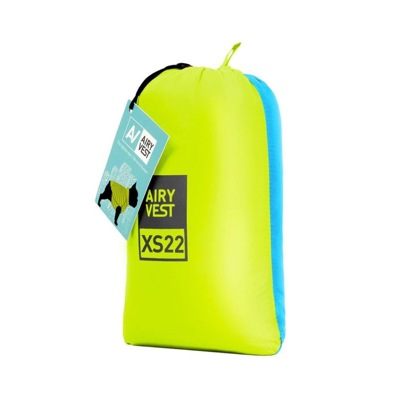 Collar AiryVest Двусторонняя куртка для собак салатово-голубая