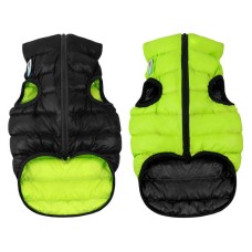 Collar AiryVest Двусторонняя куртка для собак салатово-черная