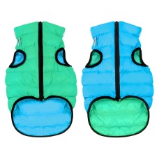 Collar AiryVest Lumi Двухсторонняя куртка светящаяся для собак салатово-голубая