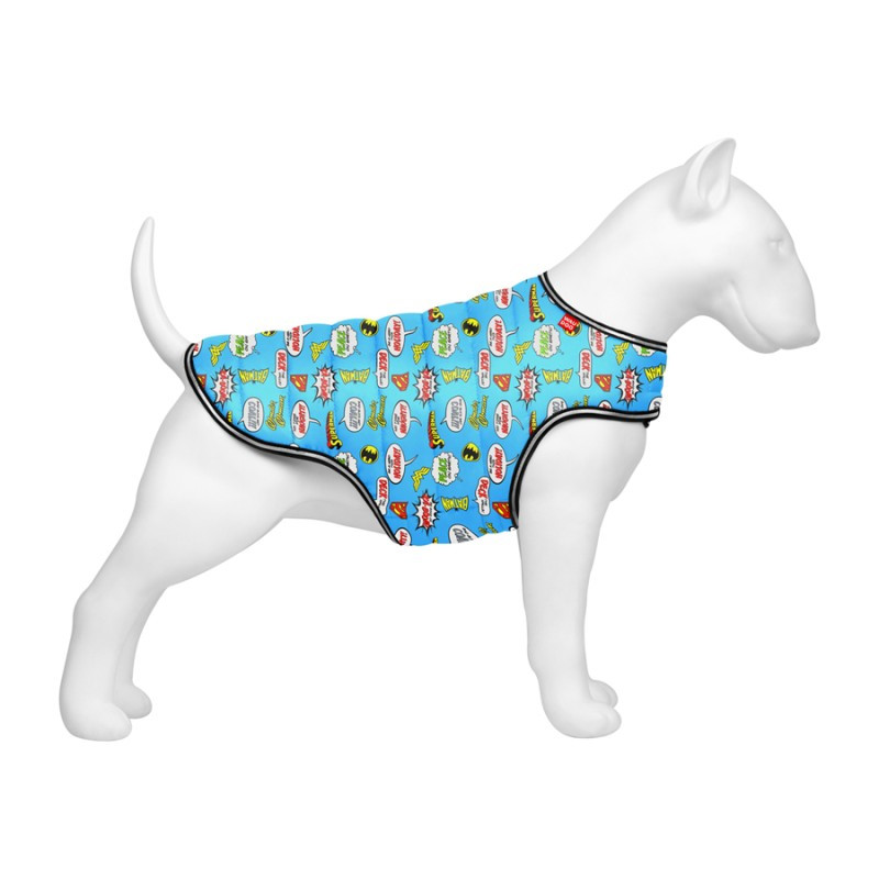 Collar Waudog Clothes Куртка-накидка для собак Ліга Справедливості у блакитному